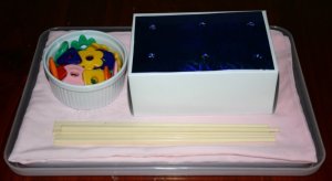 bead chop stick colour shape sort