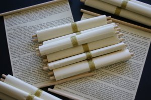 Bible reading scrolls