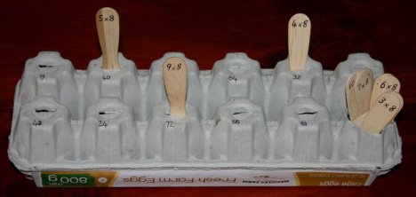 egg carton 8 times table