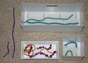 bead string long short sort