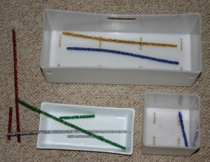 tinsel pipecleaner long short sort