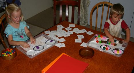 twins doing addition trays IMG_9971