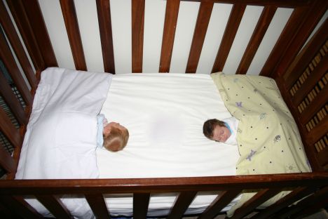 IMG_4048 twins in cot