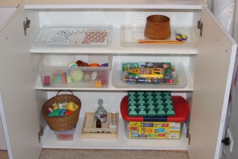 toddler school cupboard