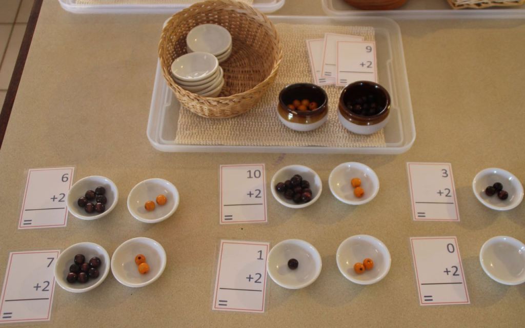 Addition tray activities for hands-on maths | angathome